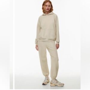 TNA Cream Hoodie and Jogger Set